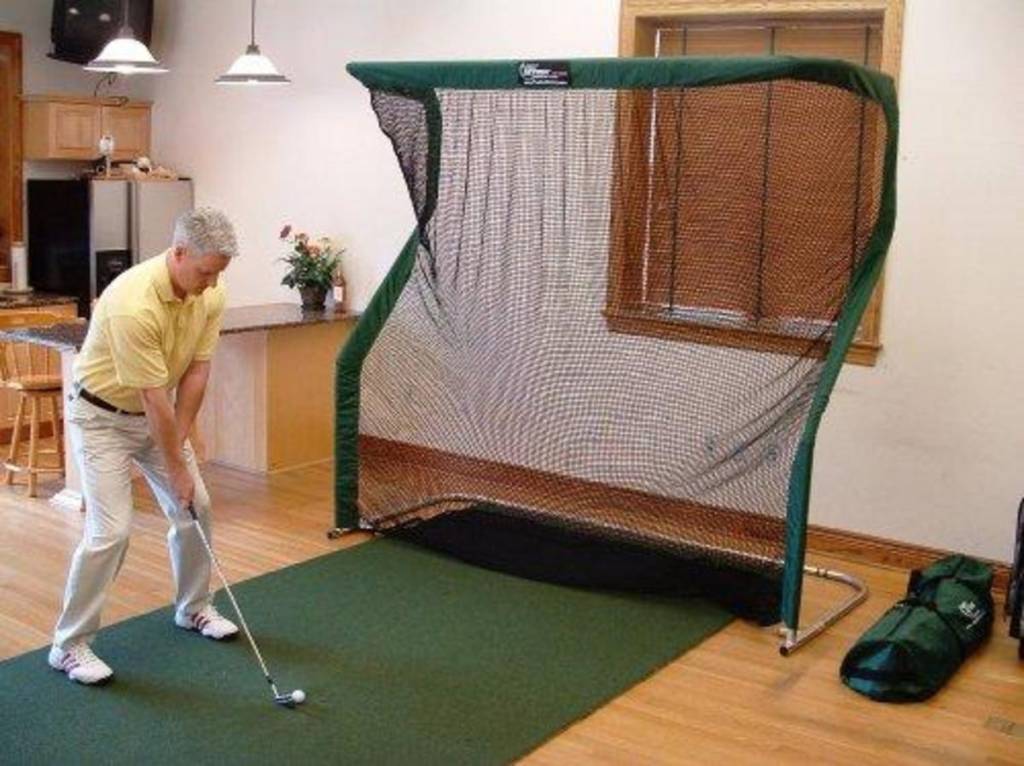 Lưới tập golf mang đến không gian vui chơi cho các thành viên trong gia đình