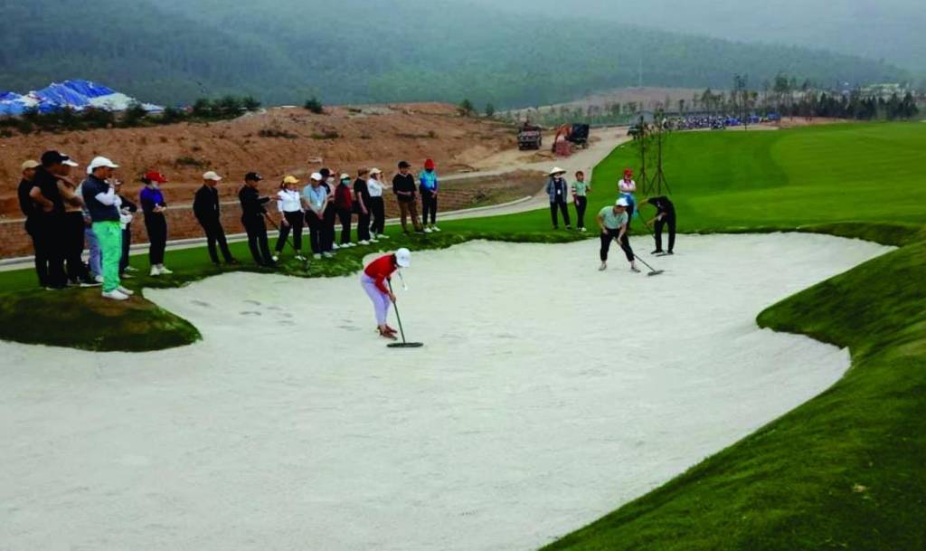 Mỗi hố trên sân golf Thanh Lanh đều được chăm sóc kỹ lưỡng