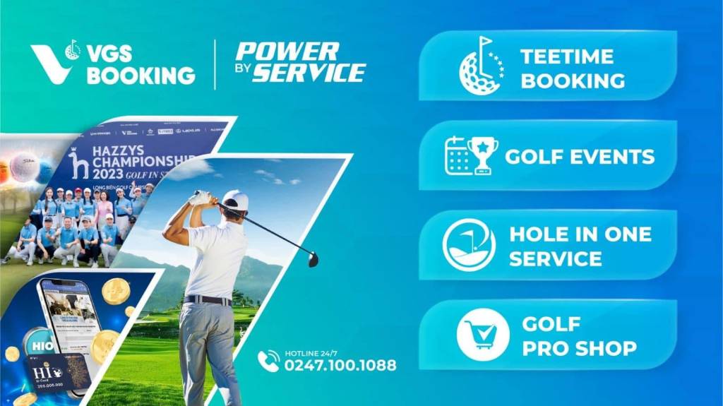 Phần mềm đặt sân golf VGS Booking