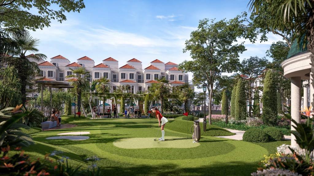 Sân tập Golf Ciputra nằm trong lòng thủ đô Hà Nội