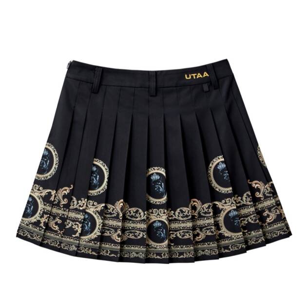 UTAA Gold Empire Pleats Skirt