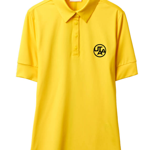 UTAA Swing Fit Tape Logo Polo Shirts : Women's Yellow