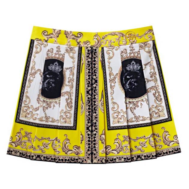 UTAA Bright Baroque Short Skirt : Women's Yellow