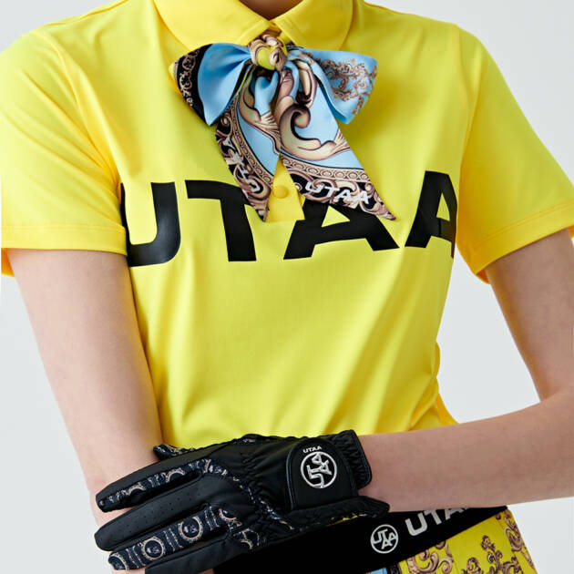 UTAA Swing Fit Logo PK T-Shirts : Yellow