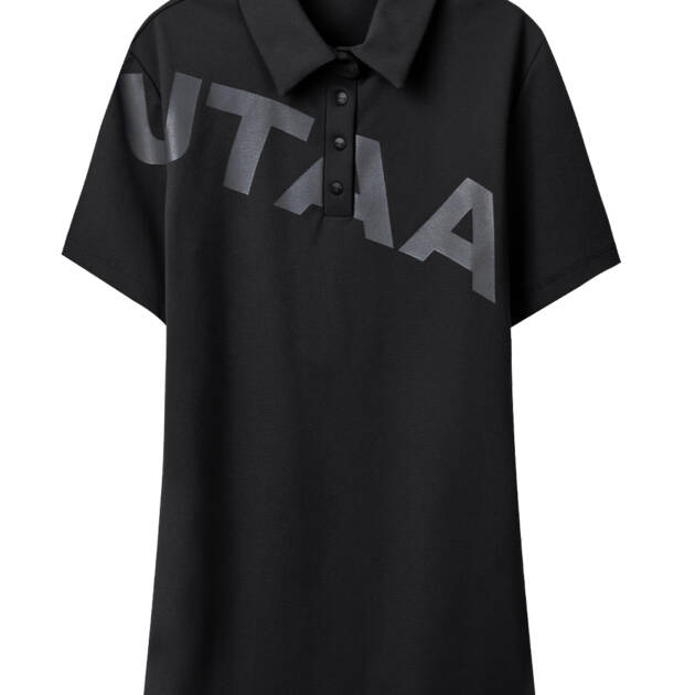 UTAA Bounce Logo Polo Shirts : Women’s Black