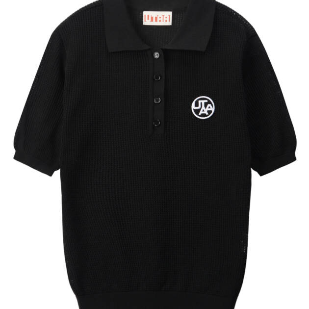 UTAA Mesh Knit Tee : Women’s Black