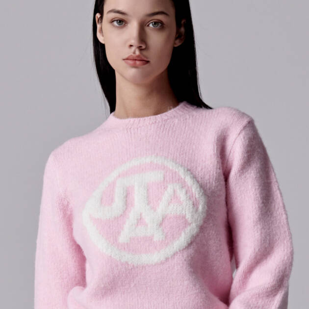 UTAA Neon Color Pop Knit Pullover : Women's Light Pink