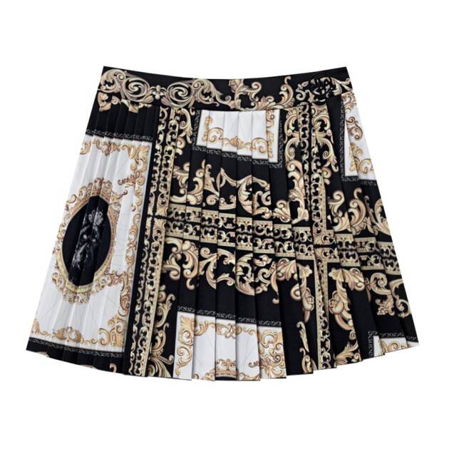 UTAA Blend Buckingham Short Skirt : Women's Black