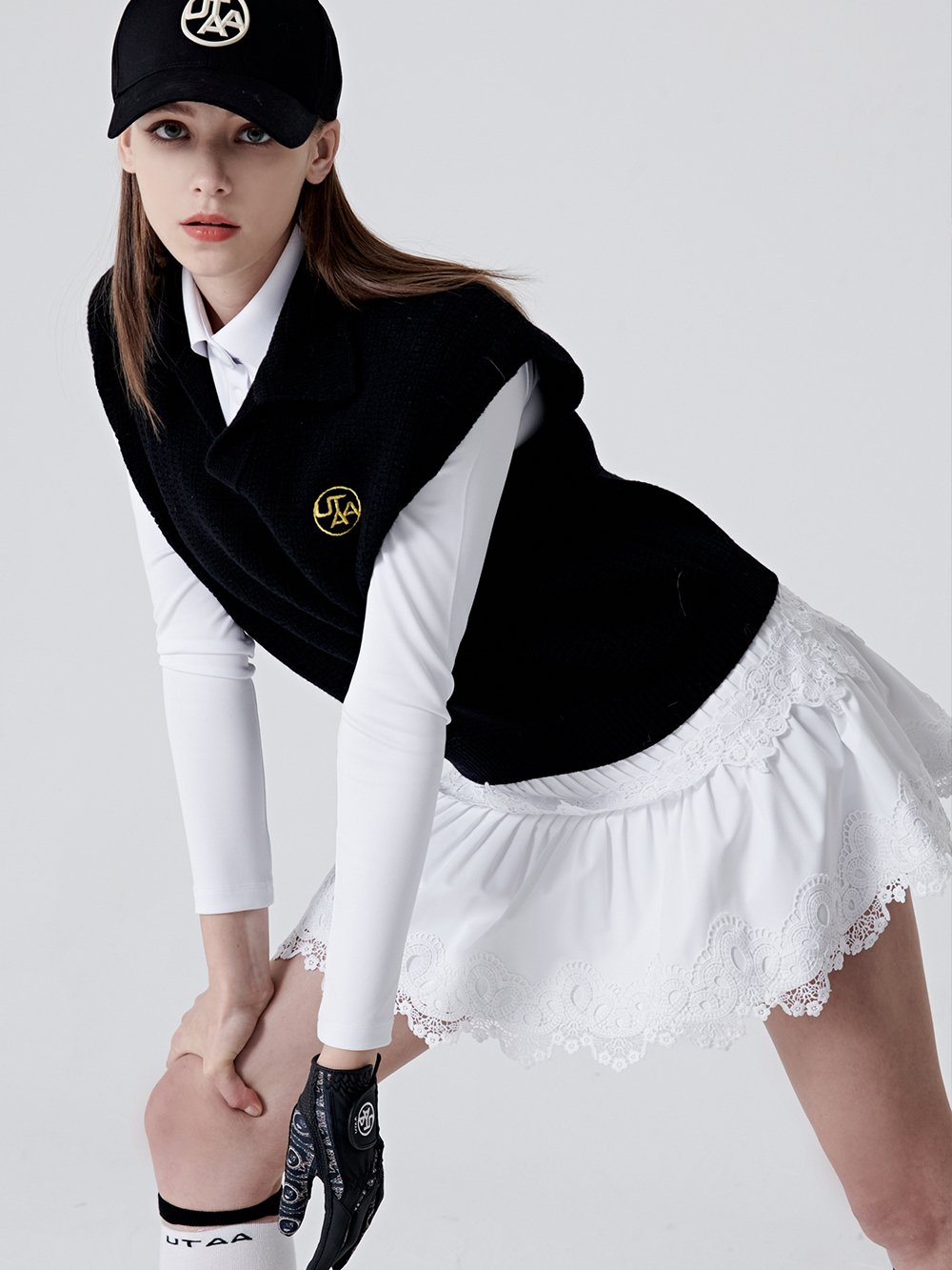 UTAA Gild PK Knit Vest : Black - Ảnh 2