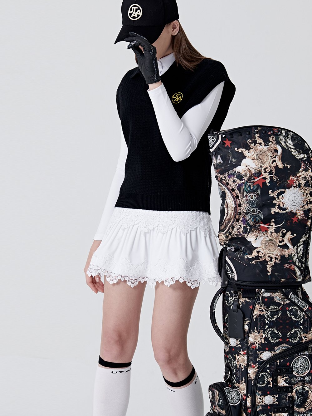 UTAA Gild PK Knit Vest : Black - Ảnh 4