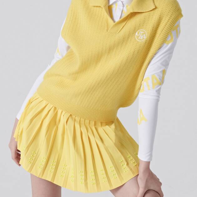 UTAA Gild PK Knit Vest : Yellow