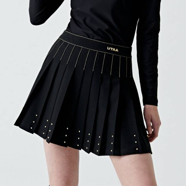 UTAA Gild Craft Flare Skirt : Black