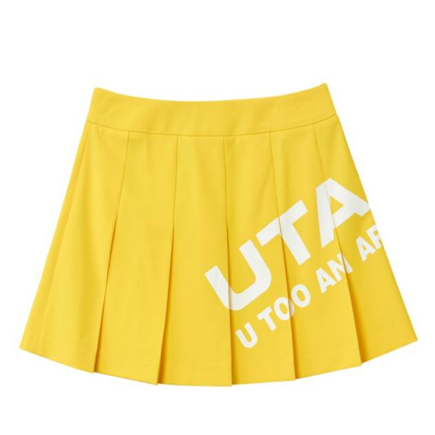 UTAA Bounce Logo Fan Skirt : Yellow