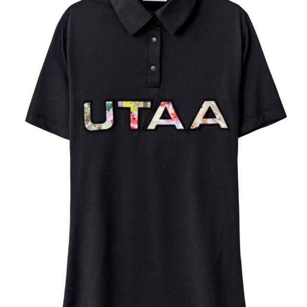 UTAA Swing Fit Fiesta Logo PK T-Shirts : Black