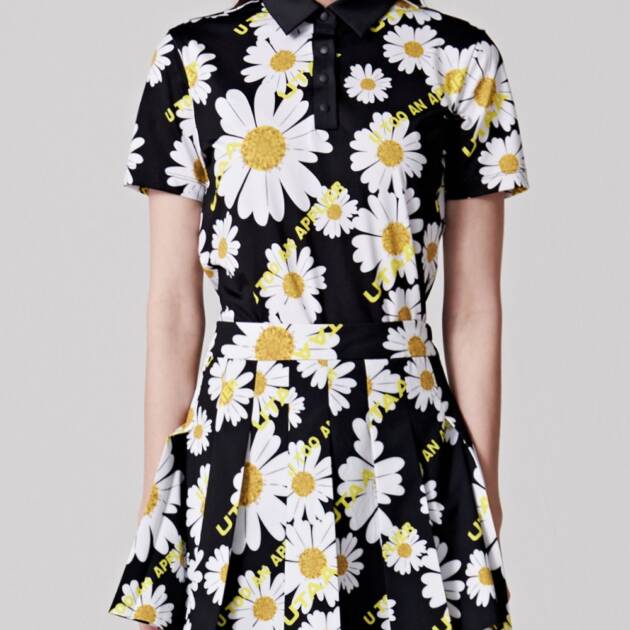 UTAA Daisy Logo Wave Polo Shirts : Women's