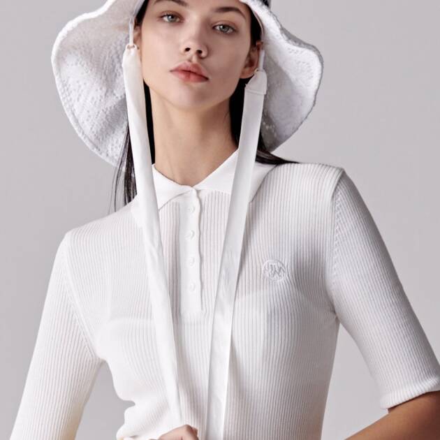 UTAA Ton&Ton Knit PK T-Shirts : Women's White