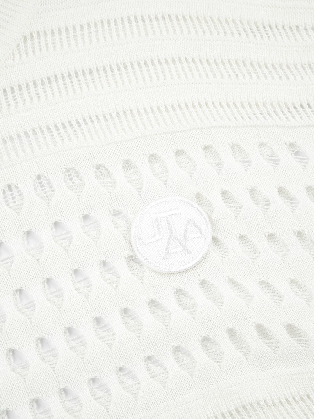 UTAA Punching Scasi Knit Vest : Women's White - Ảnh 7