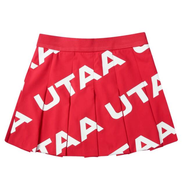 UTAA Logo Wave Flare Skirt : Women's Pink