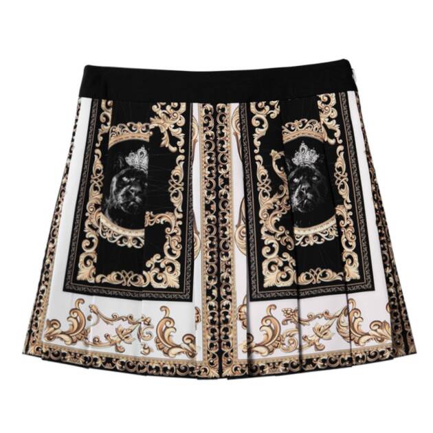 UTAA Baroque Short Skirt : White
