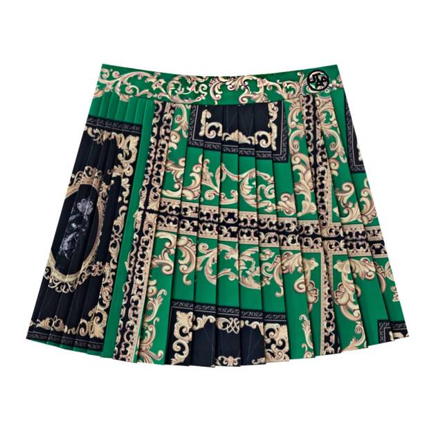 UTAA Blend Buckingham Short Skirt : Women's Green