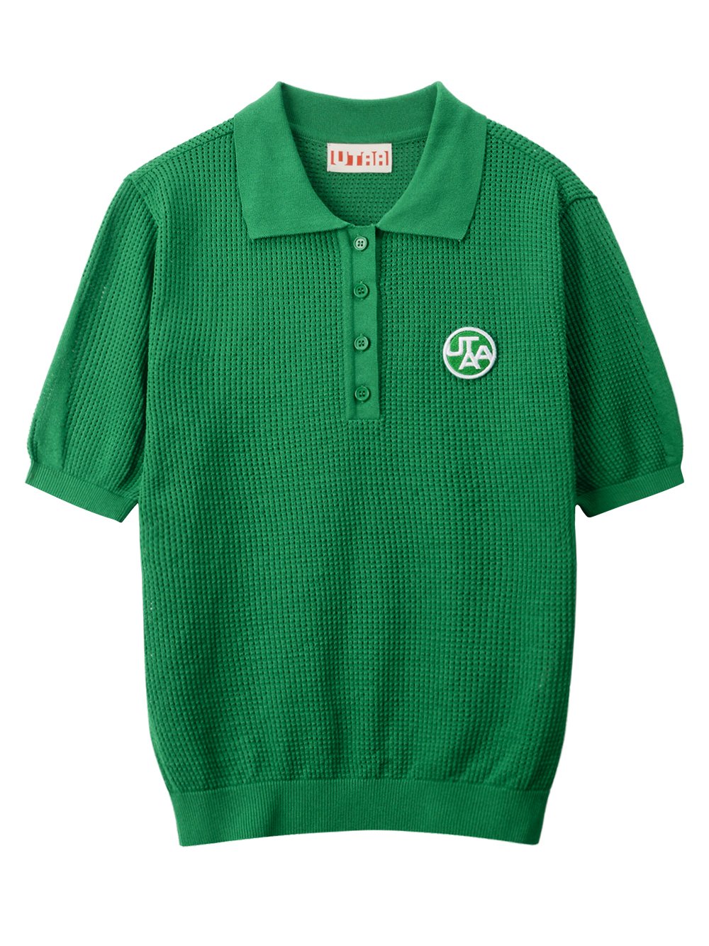 UTAA Mesh Knit Tee : Women's Green - Ảnh 5