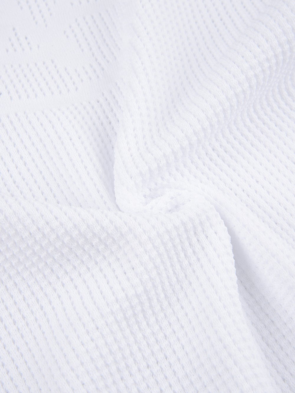 UTAA Mesh Knit Tee : Women's White - Ảnh 10