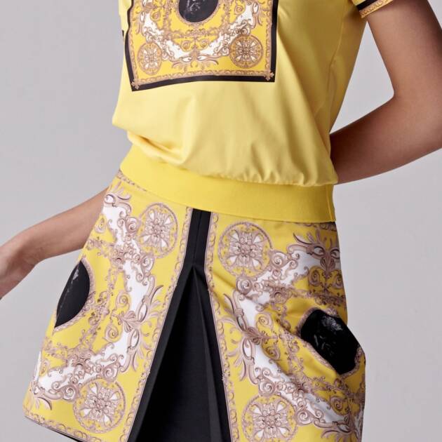 UTAA Canyon Baroque H-Skirt : Woman's Yellow