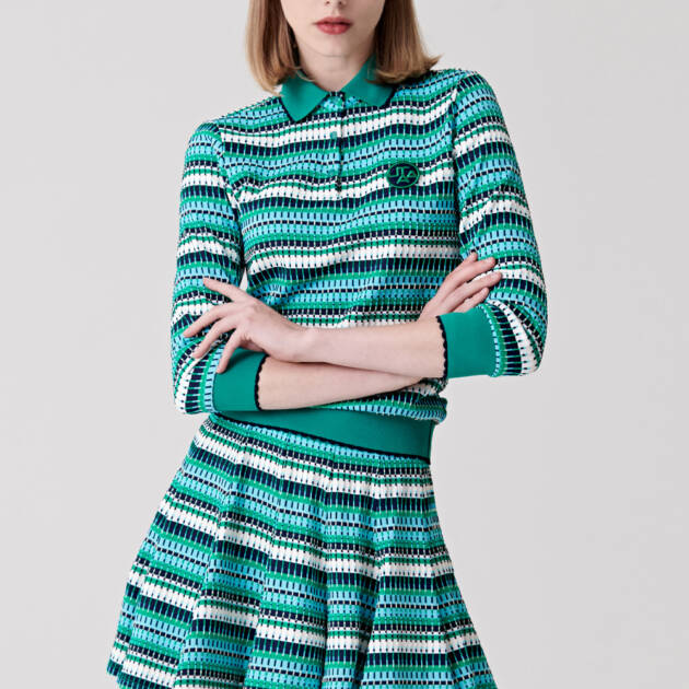 UTAA Spread Pattern Pinking PK Sleeve : Green