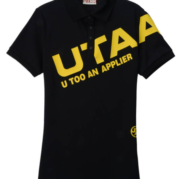 UTAA Logo Bounce PK T-Shirts : Women's Black