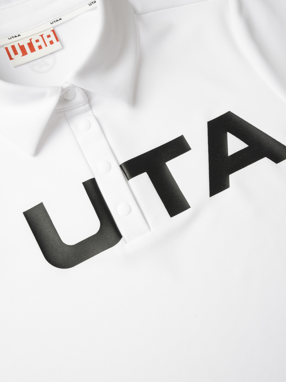 UTAA Brie Big Logo Symbol PK T-Shirts : Women’s White - Ảnh 5