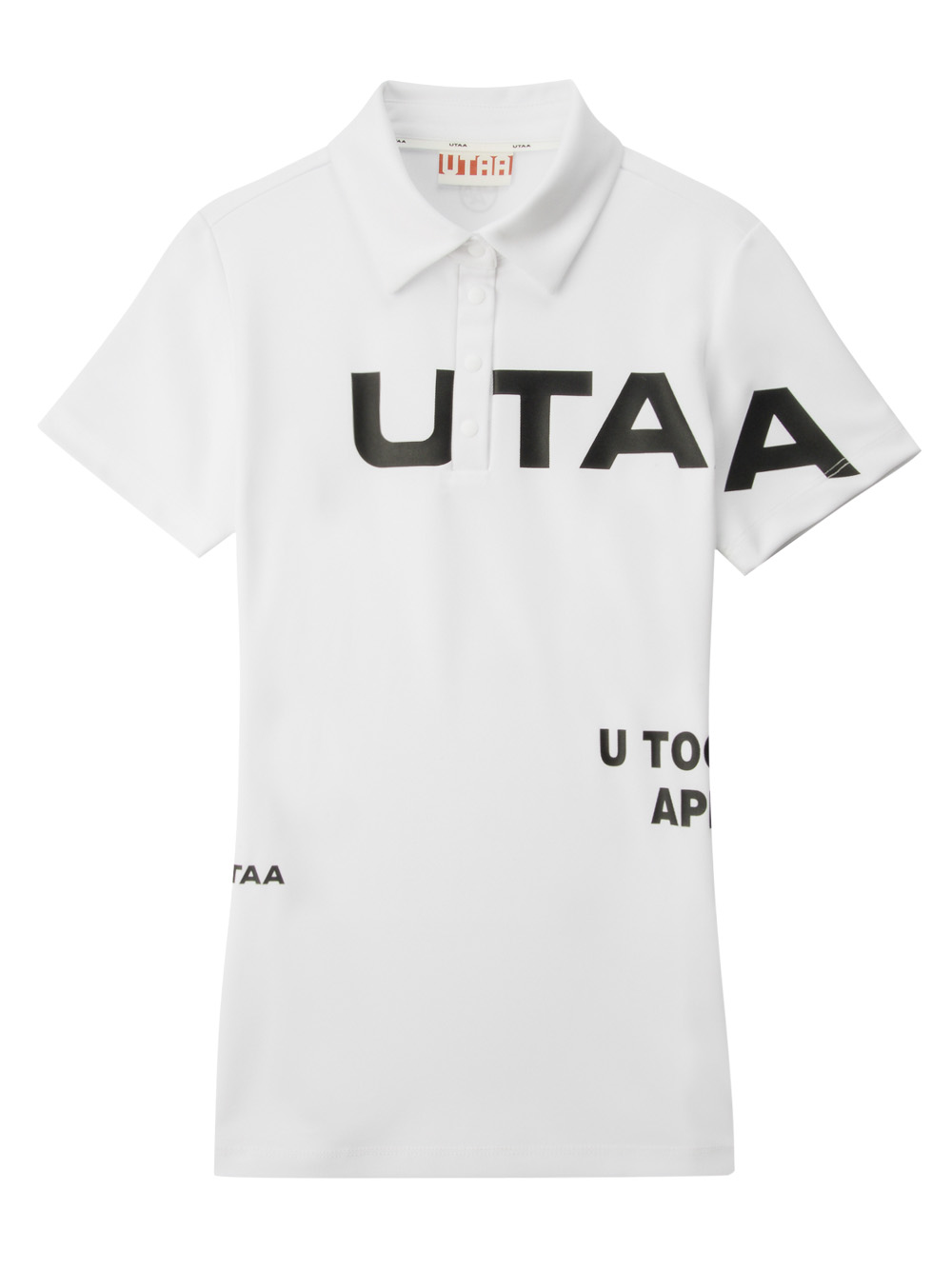 UTAA Brie Big Logo Symbol PK T-Shirts : Women’s White