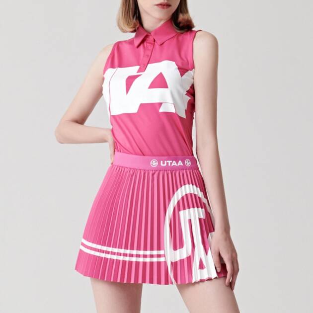 UTAA Midday Logo Sleeveless : Pink