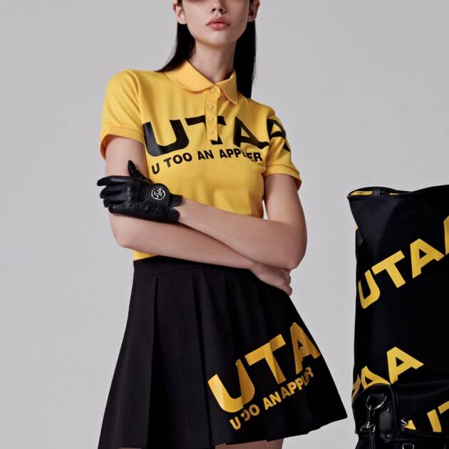 UTAA Logo Bounce PK T-Shirts : Women's Yellow