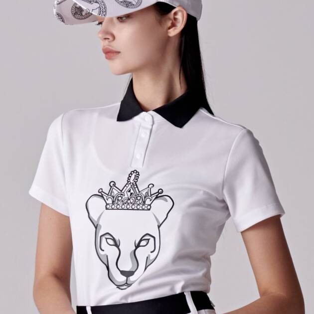 UTAA Crown Panther Pk T-Shirt : Women's White